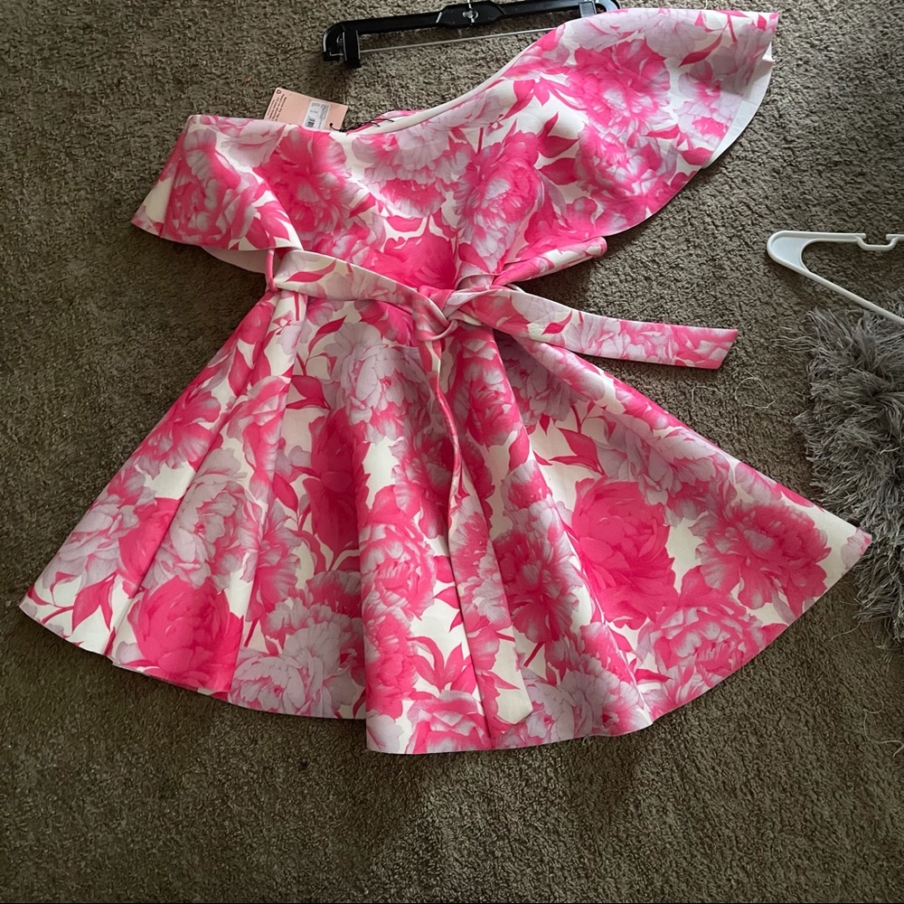 Misguided  beautiful flower dress .. size 12